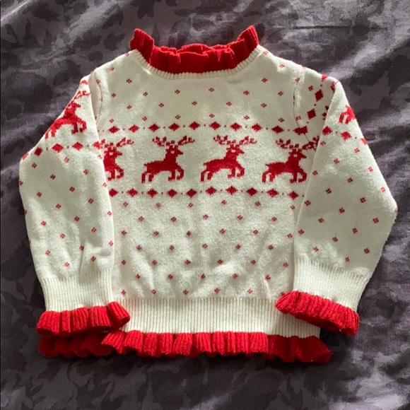 Janie and Jack Other - Janie and Jack holiday sweater 12-18mo VGUC